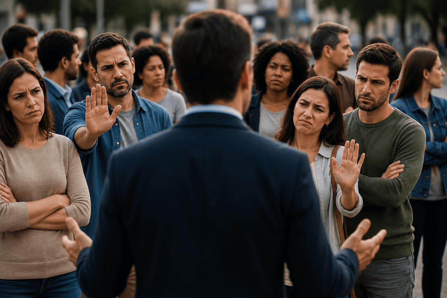 Analista avaliando indicadores de aprovação e rejeição em pesquisa de opinião pública